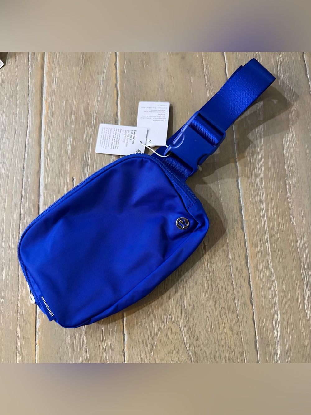 lululemon athletica Men’s  Blue Belt Bag Cerulean Blue